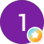 1 D